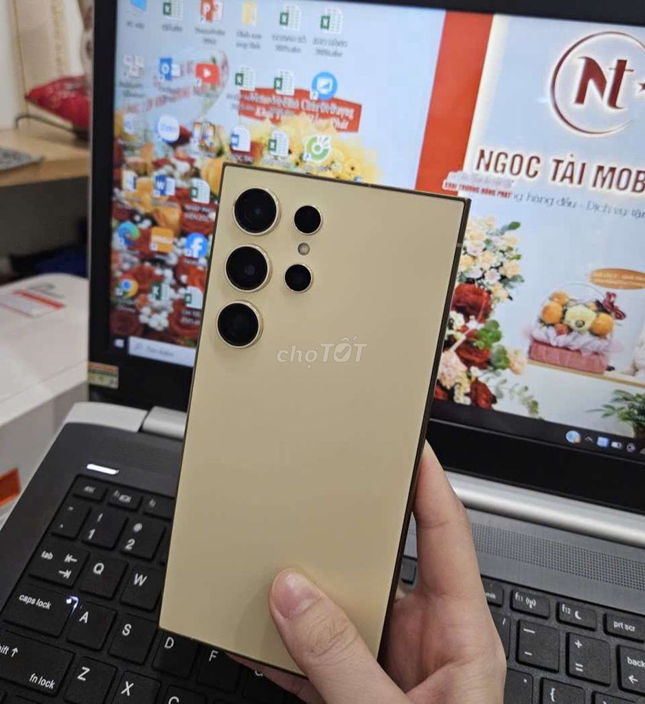 Samsung S24Ultra Vàng Gold Zin. Mua bán Điện thoại tại Quận Bình Tân Tp Hồ Chí Minh được đăng bởi Ngọc Tài Moile hình 1