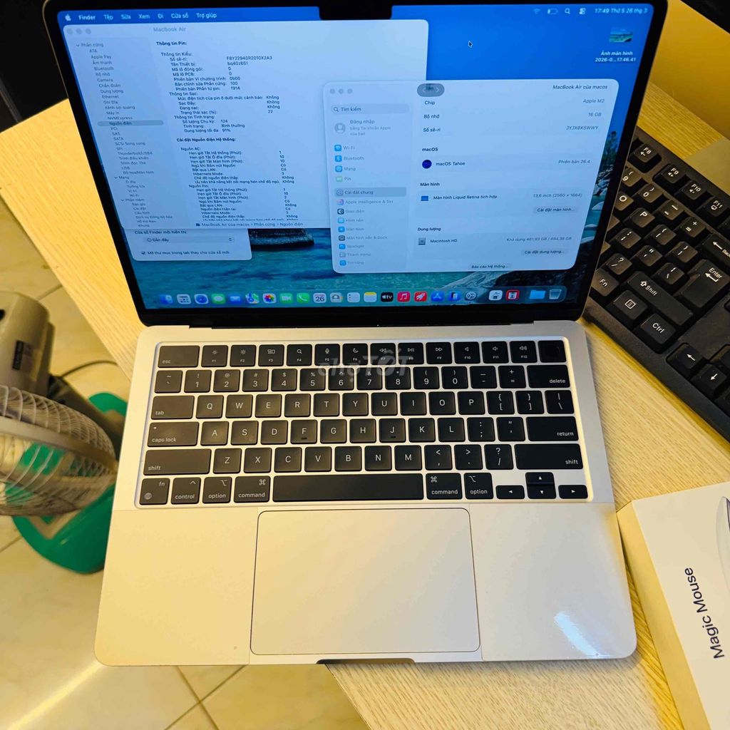Apple Macbook Air M2 13.6 inch 16GB/512GB 99%. Mua bán Laptop tại Quận Ba Đình Hà Nội được đăng bởi Nguyen  hình 1