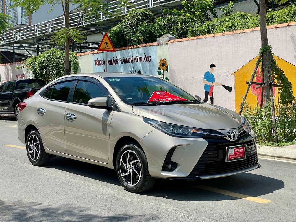 xe Toyota Vios 2021 1.5G CVT - 34000 km