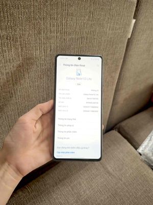 Samsung Note 10 Lite -Việt Nam- 8/128GB. Mua bán Điện thoại tại Thành phố Thủ Dầu Một Bình Dương được đăng bởi Tuấn Nga