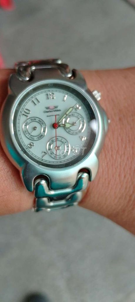 Đồng hồ Charles Vögele Nam 40mm Bạc. Mua bán Đồng hồ tại Huyện Hòa Thành Tây Ninh được đăng bởi Long Thien Long hình 1