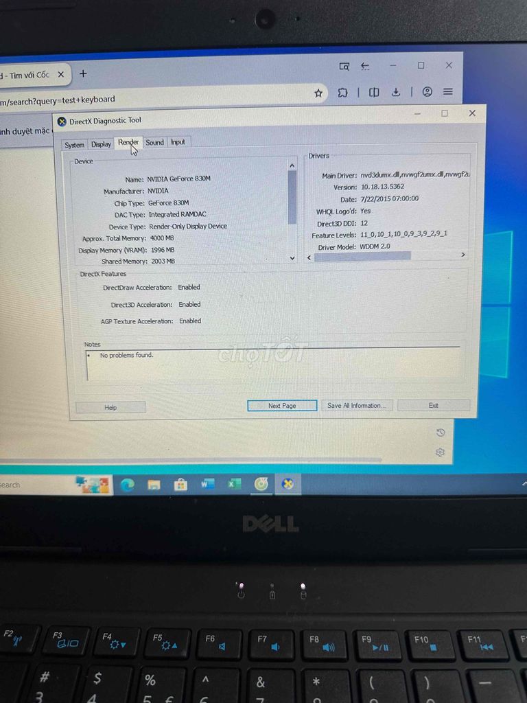 Dell votro 14 5480 i5 5200u 4g/320gb vga 830m. Mua bán Laptop tại Quận 12 Tp Hồ Chí Minh được đăng bởi HoàngNhân hình 1