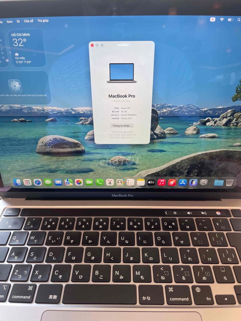 Apple MacBook Pro M1 2020 Xám. Mua bán Laptop tại Thành phố Thủ Đức Tp Hồ Chí Minh được đăng bởi lee hình 1