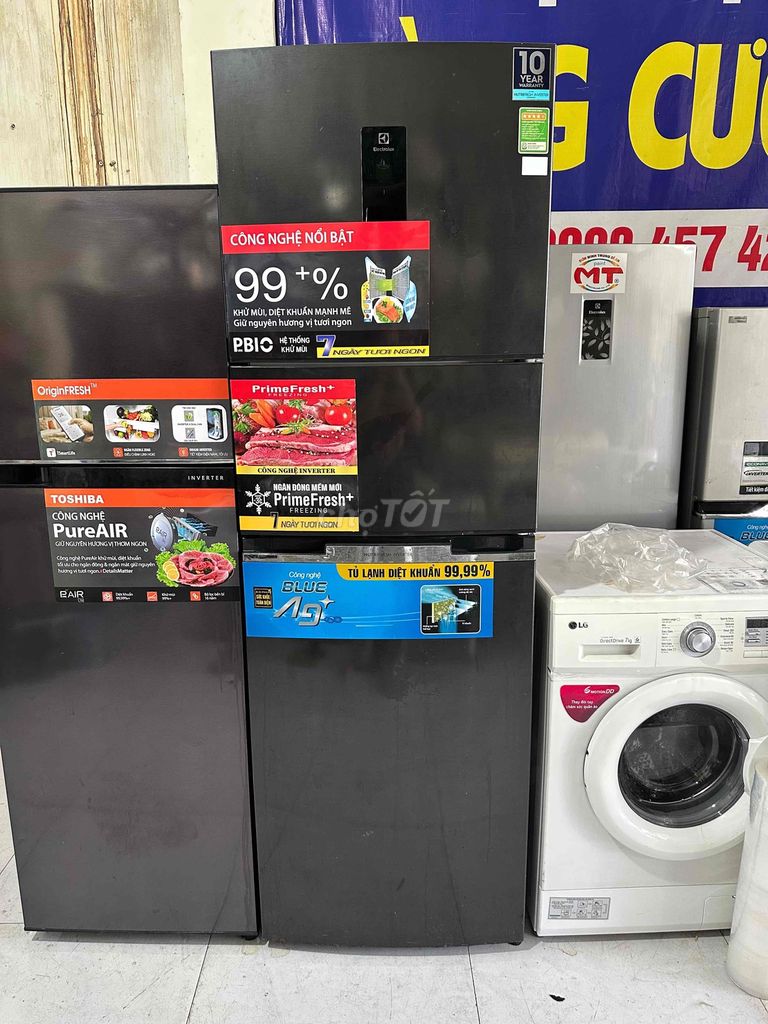 Tủ lạnh Electrolux 334L Inverter Đen. Mua bán Tủ lạnh tại Thành phố Dĩ An Bình Dương được đăng bởi Hùng Cường hình 1