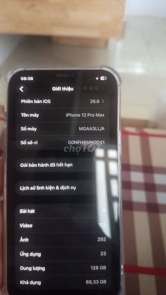Apple iPhone 12 Pro Max 128GB . Mua bán Điện thoại tại Thị xã Bến Cát Bình Dương được đăng bởi Ricon Hùm hình 1