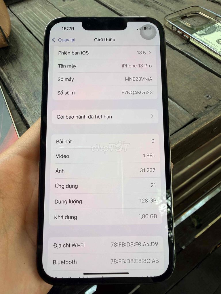 Apple Iphone 13 Pro tình trạng mới như hình. Mua bán Điện thoại tại Quận Bình Thạnh Tp Hồ Chí Minh được đăng bởi Diên Diên hình 1