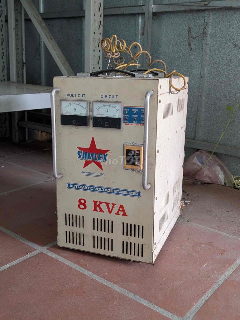 Ổn áp SAMLEX GT-80 8 KVA Trắng kem. Mua bán Đồ chuyên dụng, Giống nuôi trồng tại Thành phố Dĩ An Bình Dương được đăng bởi Dinh Trong hình 1