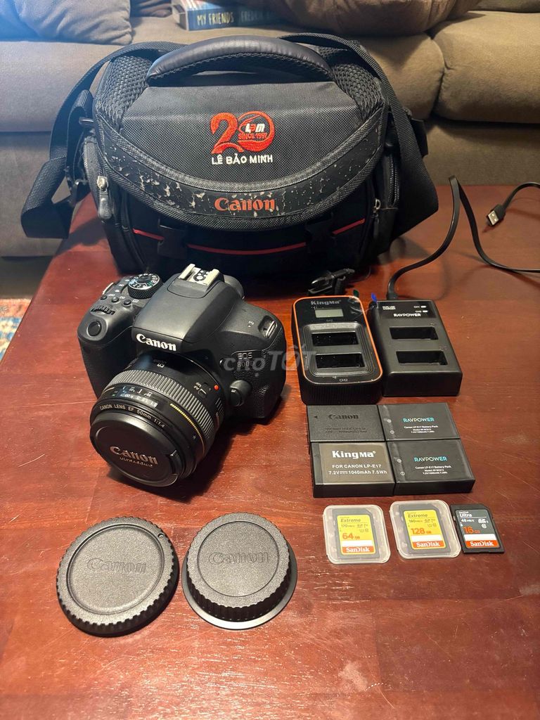 Máy ảnh Canon 800D EF 50mm 1.4 Đen. Mua bán Máy ảnh, Máy quay tại Quận Tân Phú Tp Hồ Chí Minh được đăng bởi Nghi hình 1