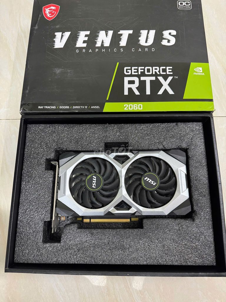 VGA MSI RTX 2060 12GB Ventus, Full Box