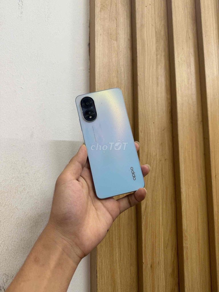 Oppo A18 4GB/128GB Xanh nhạt. Mua bán Điện thoại tại Quận Đống Đa Hà Nội được đăng bởi Hanoi moibile đức hình 1