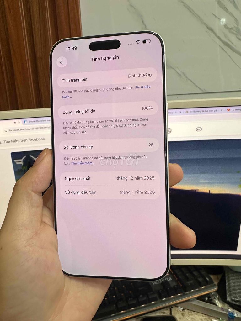 iPhone 17 Pro Max 256GB lock 2 sim vật lý liknew. Mua bán Điện thoại tại Quận Lê Chân Hải Phòng được đăng bởi hoang anh hình 1