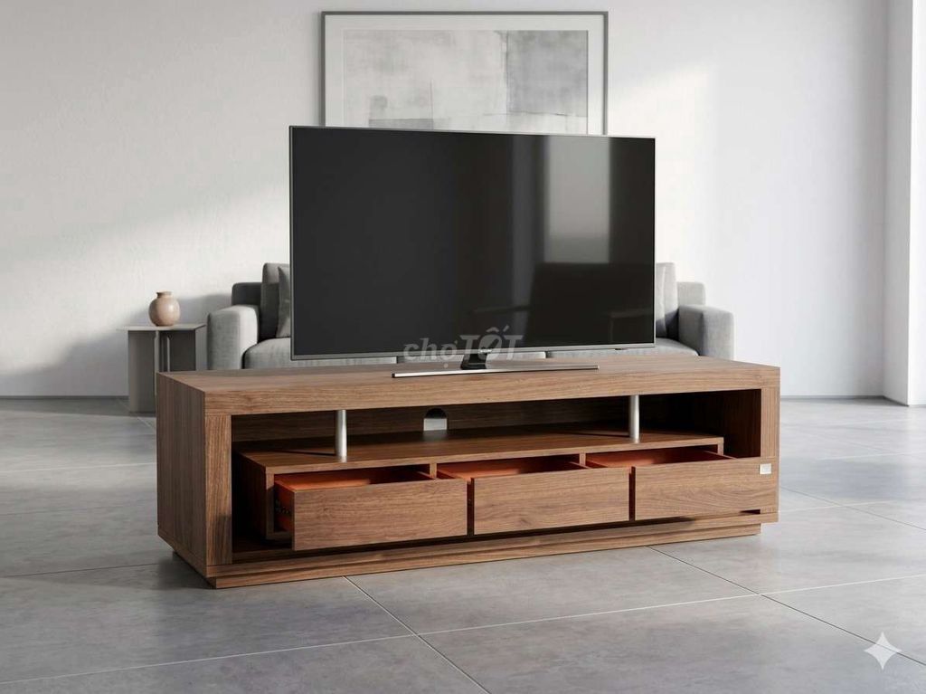 Kệ tivi Gỗ Nâu 3 ngăn kéo Hiện đại. Mua bán Tủ, kệ gia đình tại Thành phố Thủ Đức Tp Hồ Chí Minh được đăng bởi Châu hình 1