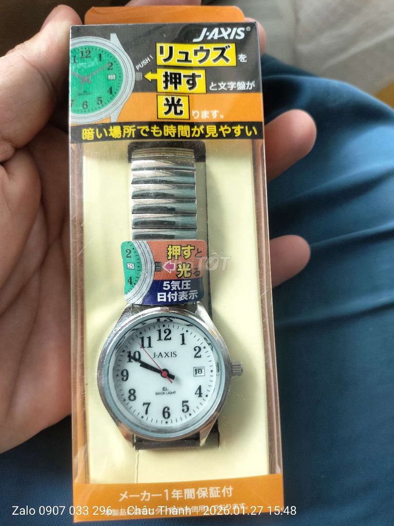 Đồng hồ J-AXIS Nam Nhật Bản Mới. Mua bán Đồng hồ tại Huyện Châu Thành Sóc Trăng được đăng bởi Danh hình 1