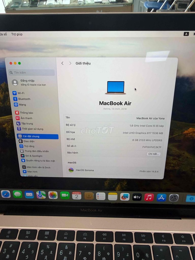 Apple MacBook Air i5 13.3 inch 8GB/121GB Vàng hồng. Mua bán Laptop tại Huyện Việt Yên Bắc Giang được đăng bởi Tgdd Phương Trang hình 1