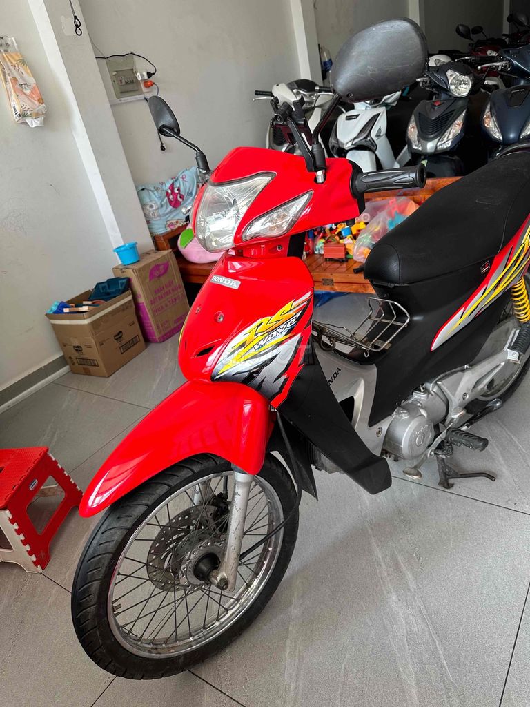 Honda Wave RS 2007 Красно-черно-серебристый