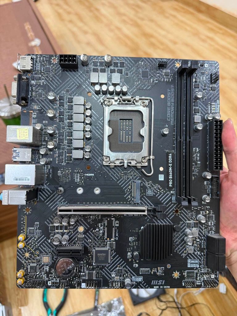 Nâng máy cần bán main MSI PRO B660M-E DDR4. Mua bán Linh kiện (RAM, Card...) tại Thành phố Thái Bình Thái Bình được đăng bởi khoa thanh hình 1