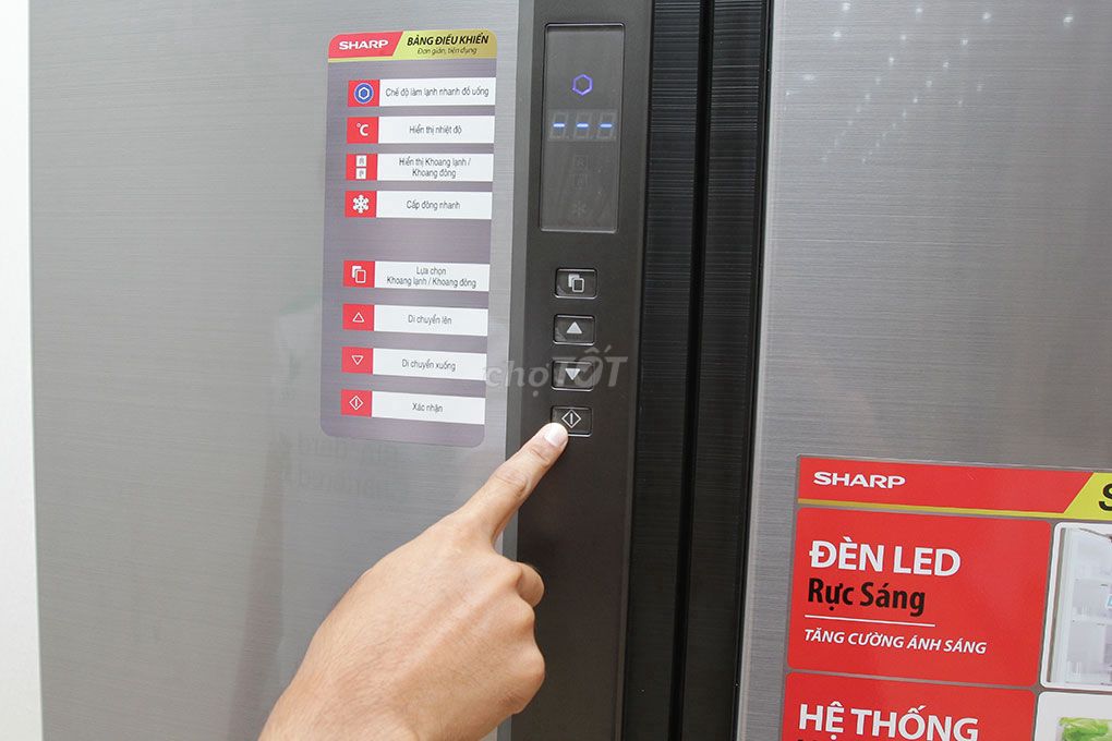 Tủ lạnh Sharp inverter SJ-FX680V-ST. Mua bán Tủ lạnh tại Quận Tân Bình Tp Hồ Chí Minh được đăng bởi TUẤN ANH hình 3