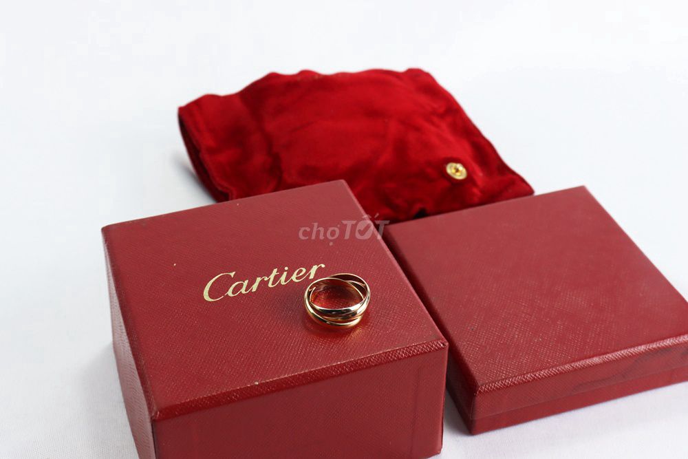 Nhẫn Nữ Cartier Trinit 18K ( Au 750 ) Size 49mm