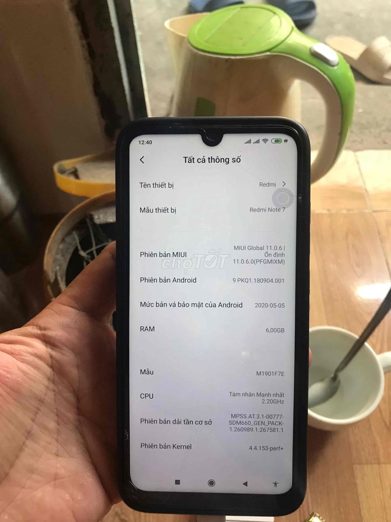 Xiaomi Redmi Note 7 Xanh 6GB. Mua bán Điện thoại tại Huyện Hóc Môn Tp Hồ Chí Minh được đăng bởi Huynh gia hình 1