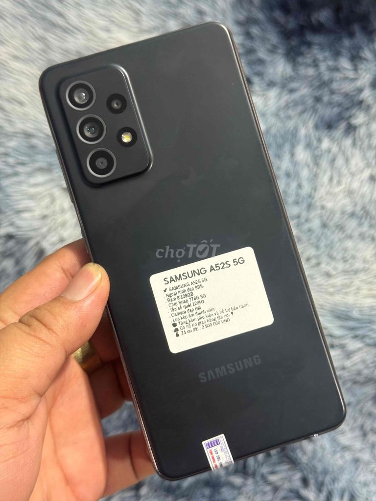 Samsung A52S 5G 128GB Đen. Mua bán Điện thoại tại Huyện Trảng Bom Đồng Nai được đăng bởi Hồ Trung Hiếu hình 1