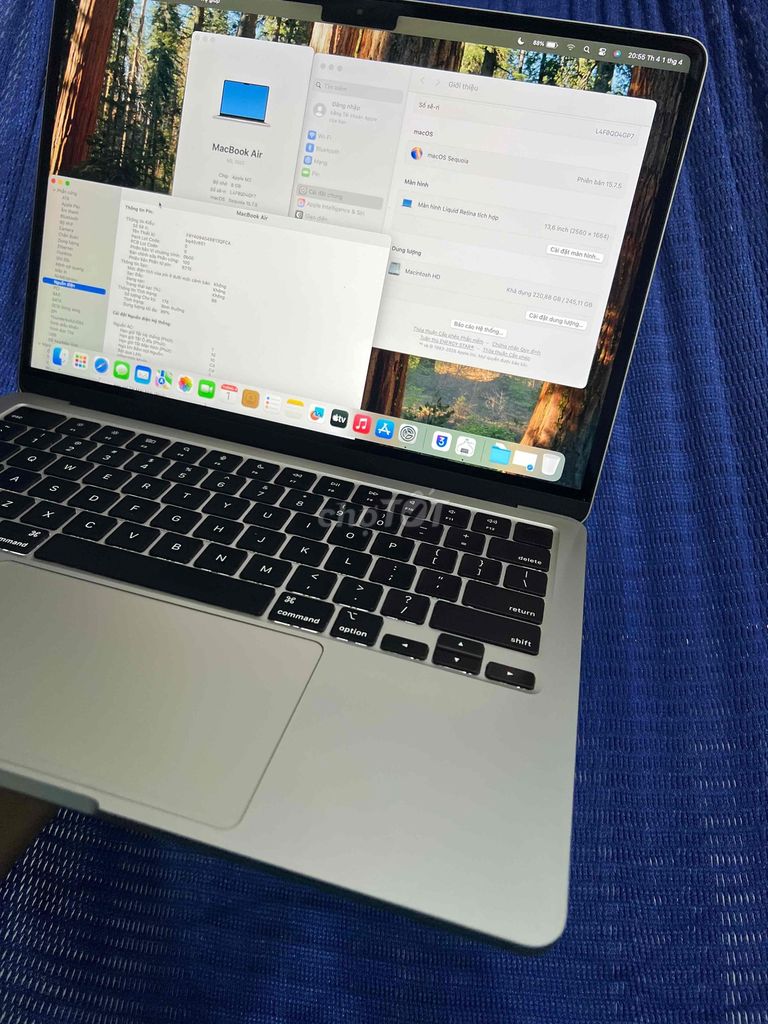 Apple MacBook Air M2 13.6 inch 8GB/256GB. Mua bán Laptop tại Quận 12 Tp Hồ Chí Minh được đăng bởi KPApple hình 1