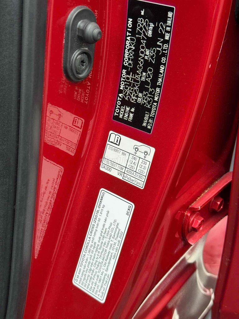 toyota cross 2022 1.8 G. Mua bán Ô tô tại Huyện Đông Anh Hà Nội được đăng bởi vương văn chung  hình 7