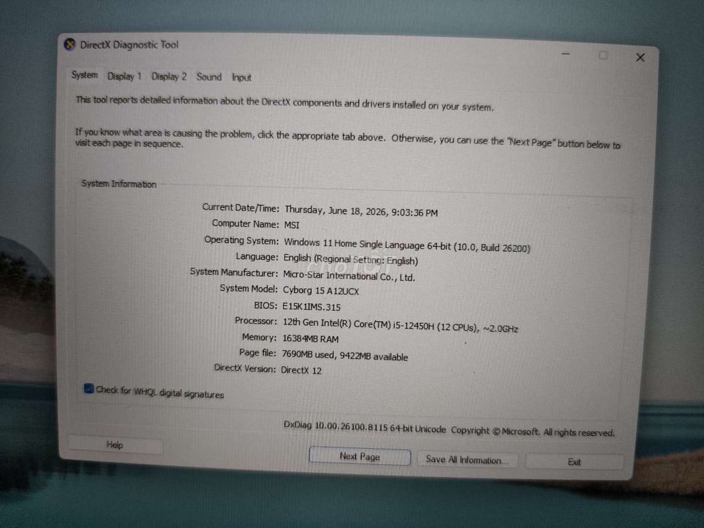 MSI Cyborg 15 A12UCX i5-12450H 16GB/SSD RTX 2050. Mua bán Laptop tại Huyện Châu Đức Bà Rịa - Vũng Tàu được đăng bởi Hoàng hình 1