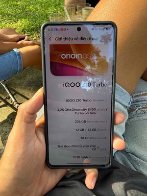 iQOO Z10 Turbo 12GB/256GB Đen Full Box