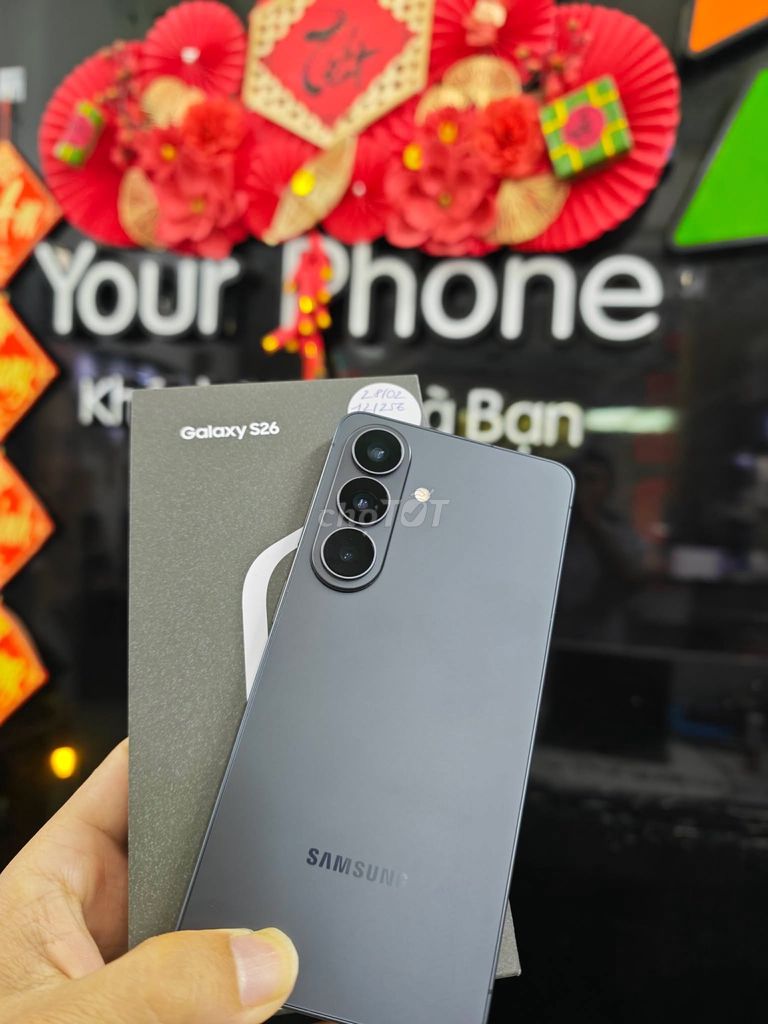 Samsung S26 Đen Fullbox có trả góp. Mua bán Điện thoại tại Quận Hải Châu Đà Nẵng được đăng bởi Your Phone hình 1