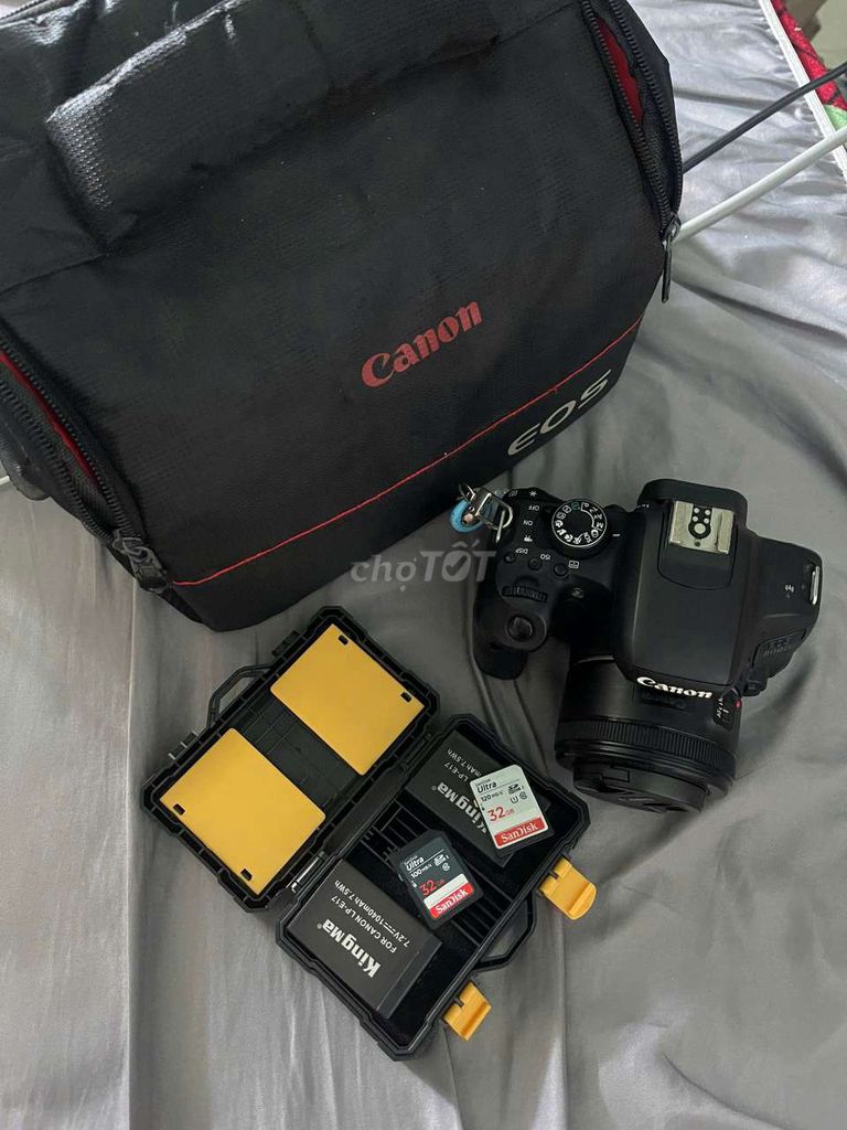 Máy ảnh Canon 800D STM 50mm Đen. Mua bán Máy ảnh, Máy quay tại Quận Bình Tân Tp Hồ Chí Minh được đăng bởi Quốc Việt hình 1