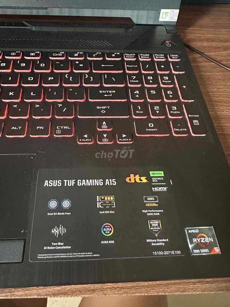 Laptop Gaming Asus Tuf A15 Ryzen 5 16GB/512GB. Mua bán Laptop tại Huyện Quảng Xương Thanh Hóa được đăng bởi Vinh Cao hình 1