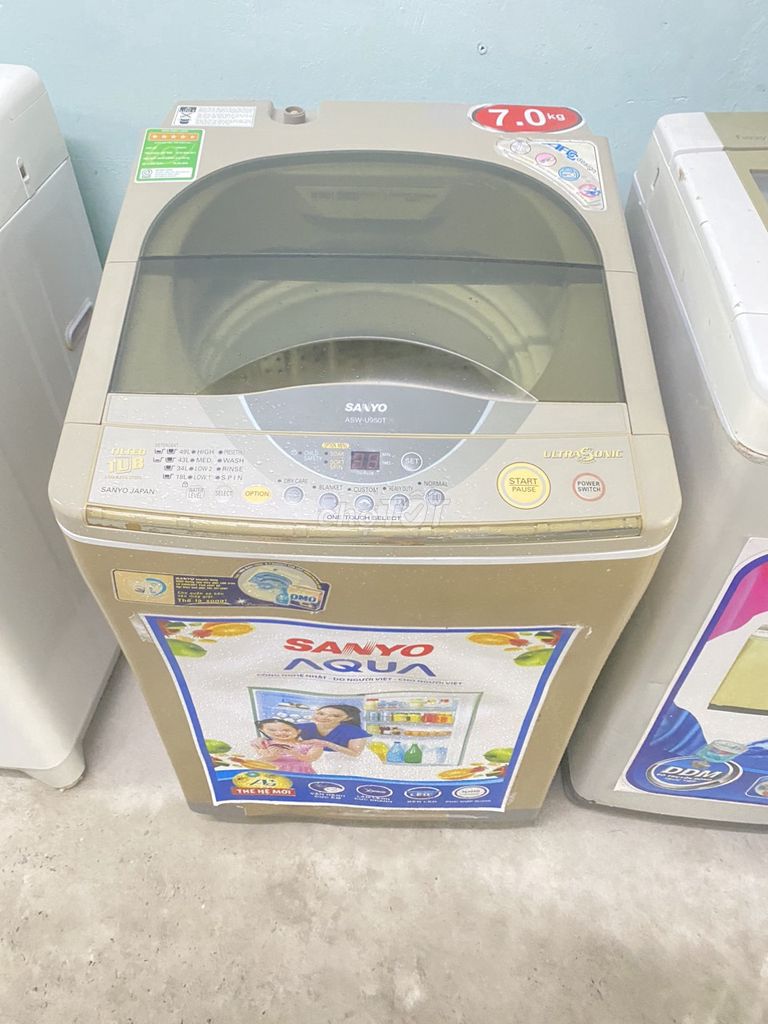 RẺ ĐẸP BỀN _máy giặt SANYO 7 kg -tiết kiệm điện