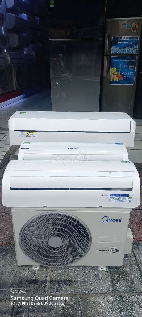 Máy lạnh media 1,5hp inverter