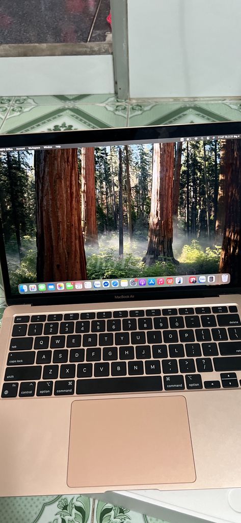 Apple MacBook Air M1 Vàng hồng. Mua bán Laptop tại Thành phố Vĩnh Long Vĩnh Long được đăng bởi Tên chưa cung cấp hình 1
