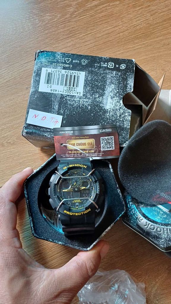 Đồng hồ Casio G-Shock GA-100CY Đen. Mua bán Đồng hồ tại Huyện Quỳnh Phụ Thái Bình được đăng bởi gshock whatch hình 1