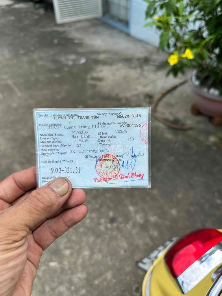 vespa lx150 biển số đẹp máy zin az êm ru. Mua bán Xe máy tại Quận 11 Tp Hồ Chí Minh được đăng bởi cần bán  hình 5