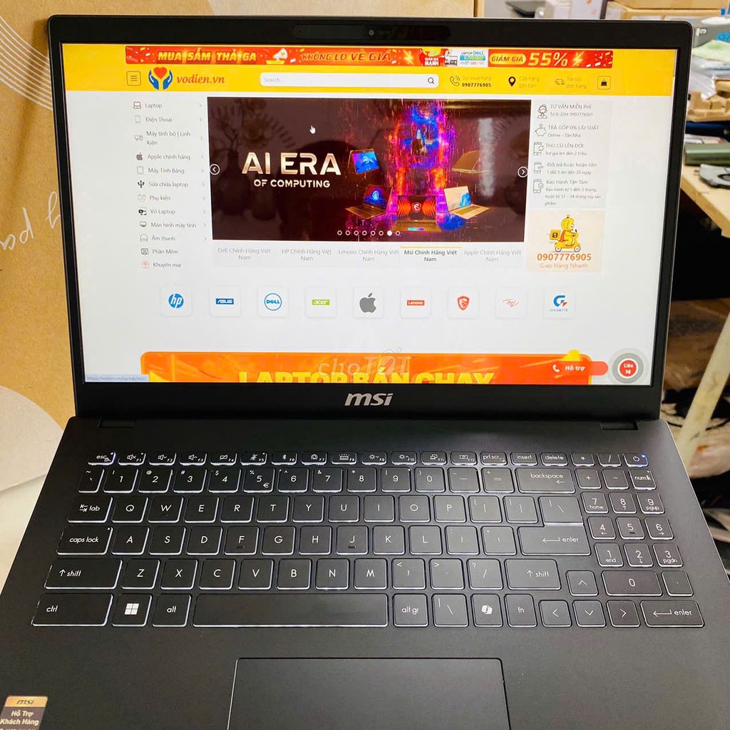 MSI Modern15 H AI C2HMG Ultra 7-255H 16/512 FulBox. Mua bán Laptop tại Quận Ninh Kiều Cần Thơ được đăng bởi Võ Diện hình 1