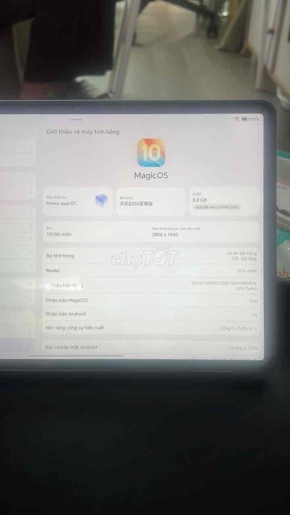 honor pad gt xam 8/128gb như mới 99%. Mua bán Máy tính bảng tại Quận 8 Tp Hồ Chí Minh được đăng bởi bin hình 1