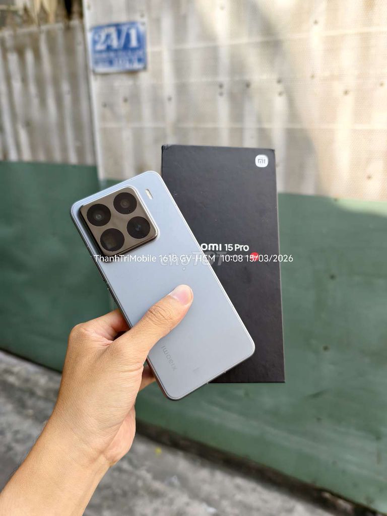 Xiaomi 15 Pro Xám 12/256 fullbox bản nd. Mua bán Điện thoại tại Quận Gò Vấp Tp Hồ Chí Minh được đăng bởi Thanh Tri hình 1