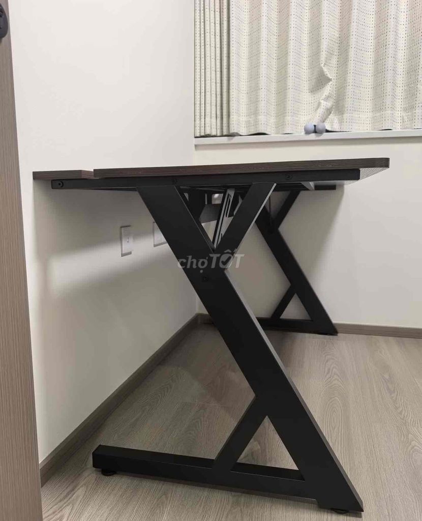 Bàn làm việc Chữ Z Gỗ MFC 120x60cm. Mua bán Bàn ghế tại Quận 7 Tp Hồ Chí Minh được đăng bởi Hoa Tâm hình 1
