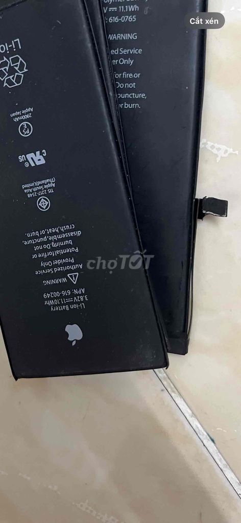 Pin zin iphone 7g 7 plus 6 plus 6s plus 98% sạc ít. Mua bán Linh kiện (RAM, Card...) tại Quận Tân Phú Tp Hồ Chí Minh được đăng bởi Trương Hiệp hình 1