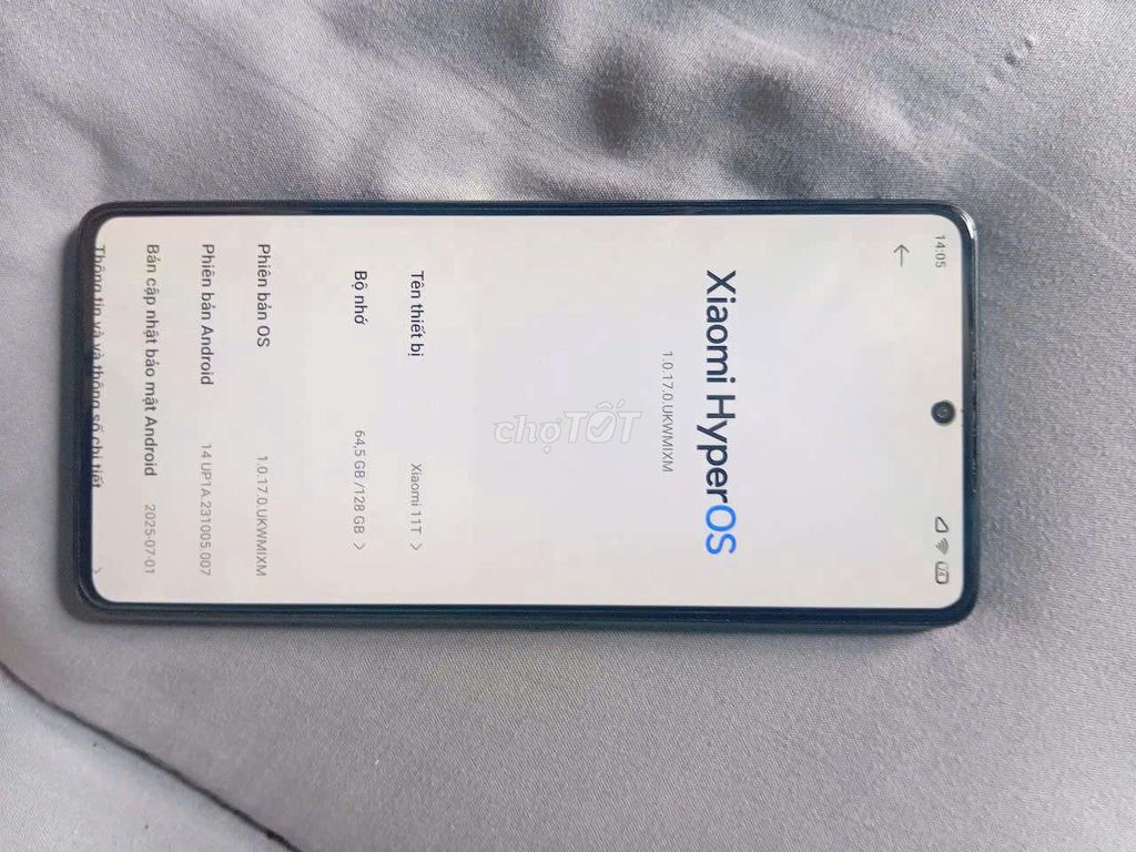Xiaomi 11T 5G 128GB Đen. Mua bán Điện thoại tại Thành phố Tân An Long An được đăng bởi Dĩnhh hình 1