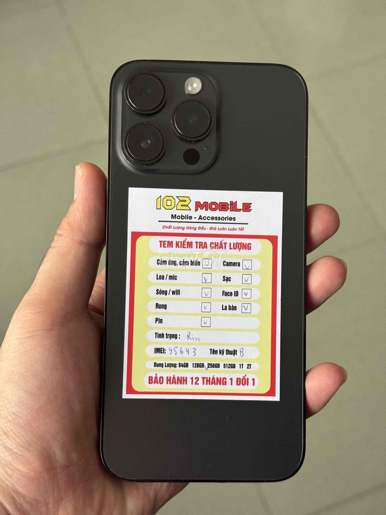 iPhone 14 Pro Max 128GB Đen máy đẹp keng chuẩn zin. Mua bán Điện thoại tại Thành phố Buôn Ma Thuột Đắk Lắk được đăng bởi Nguyễn Hoàng hình 1