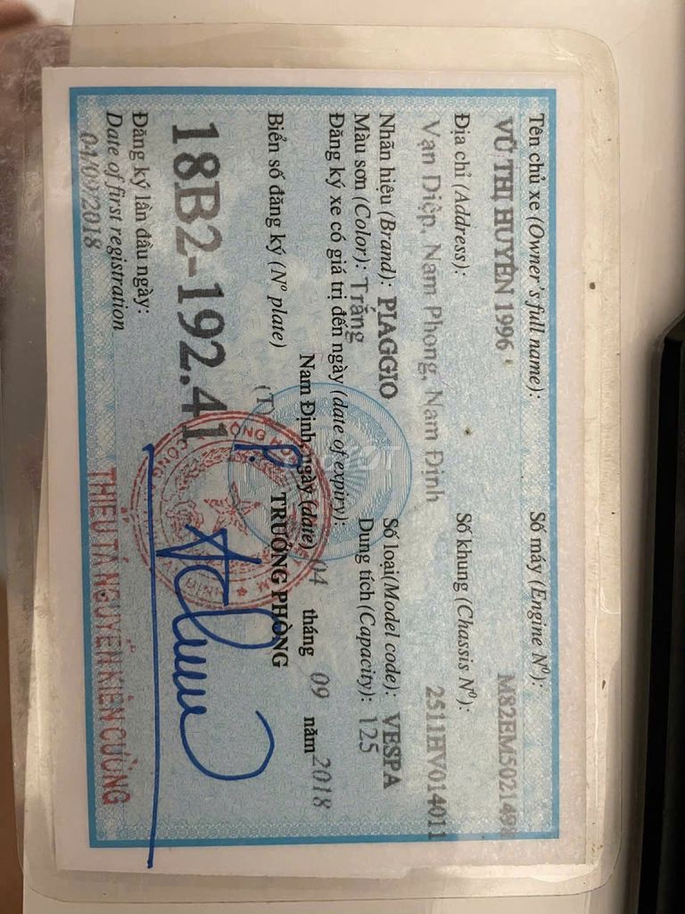 Sprint nguyên bản 2018. Mua bán Xe máy tại Quận Cầu Giấy Hà Nội được đăng bởi minh khang hình 3