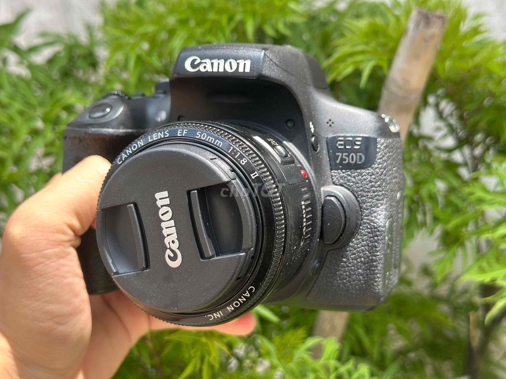 Máy ảnh Canon 750D DSLR Đen 50mm f/1.8. Mua bán Máy ảnh, Máy quay tại Thành phố Thủ Đức Tp Hồ Chí Minh được đăng bởi Camera Hưng Thịnh Phát hình 1