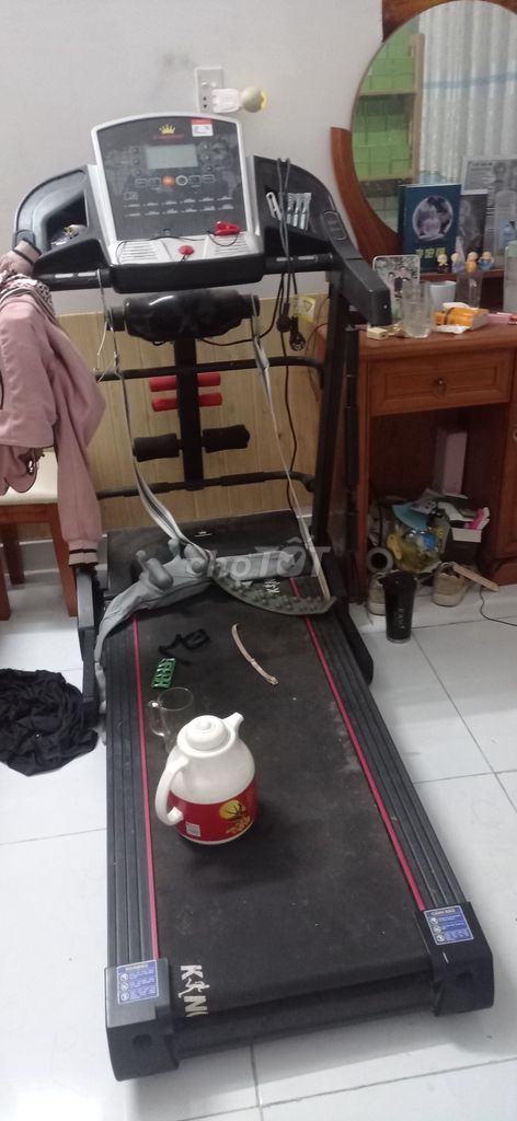 Máy chạy bộ Kingsport Đen Còn mới. Mua bán Đồ thể thao, Dã ngoại tại Huyện Đức Hòa Long An được đăng bởi ba đù hình 1