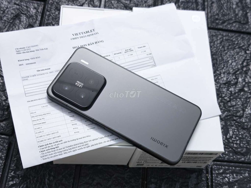 Xiaomi 15 12GB/256GB Đen Chính hãng GL. Mua bán Điện thoại tại Quận Gò Vấp Tp Hồ Chí Minh được đăng bởi Minh hình 1