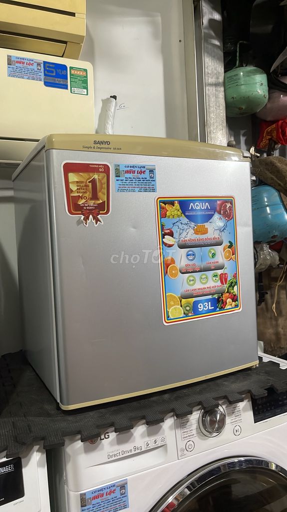 Mini Sanyo 50L zin nhẹ điện còn mới bao ship BH 6T