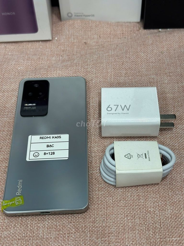 Xiaomi Redmi K40S 8/128 Bạc sạc 67w có ship COD. Mua bán Điện thoại tại Quận Hoàng Mai Hà Nội được đăng bởi Trần Ngọc Hiếu hình 1