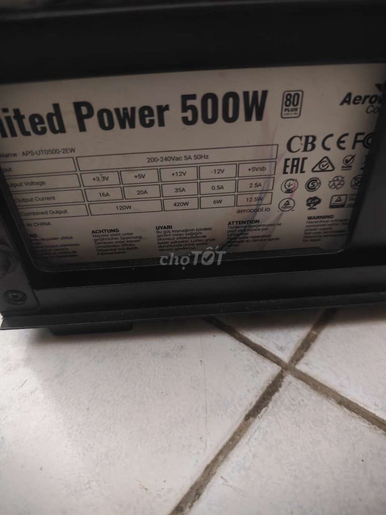 Nguồn 500W 80plus